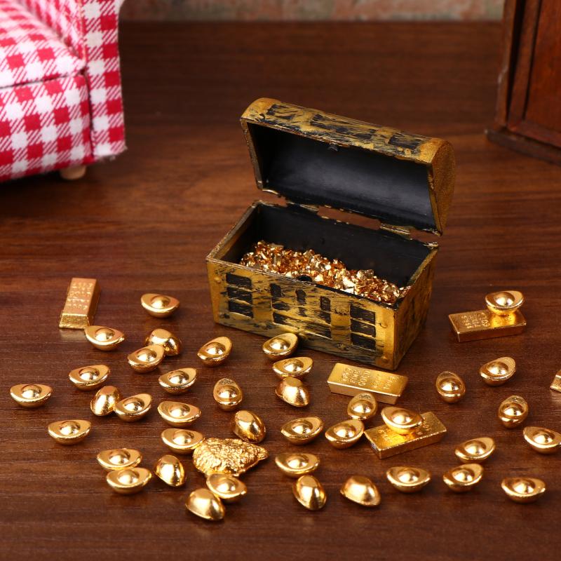 Home Bar Setup - เฟอร์นิเจอร์บ้านจำลองรุ่น Gold Bar ของตกแต่งบ้าน ของเล่น ตุ๊กตา