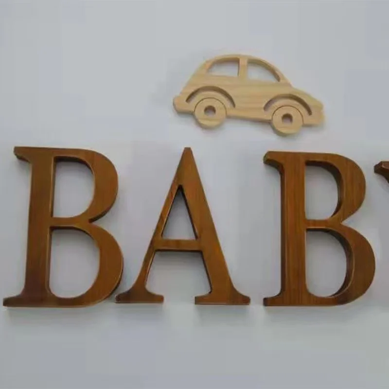 Home Bar Word - ป้ายชื่อไม้สไตล์เรโทรแบบกำหนดเอง ตัวอักษร/ตัวเลข สำหรับตกแต่งผนัง ประตู บ้าน บาร์