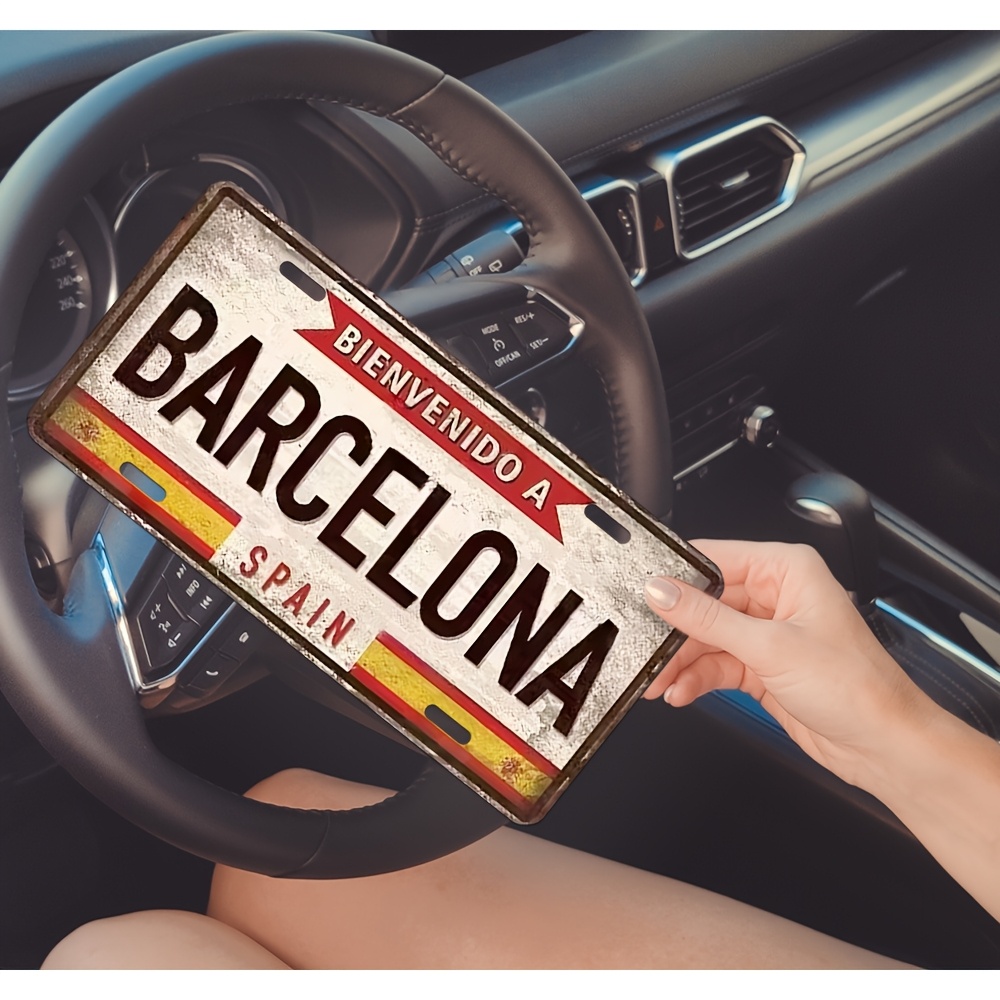 Home Barcelona - ป้ายโลหะวินเทจ 