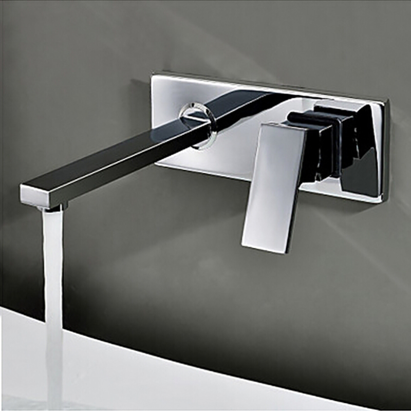 Home Bar Sink - BECOLA เป็นผนังอ่างล้างหน้าก๊อกน้ําสามชิ้นชุด Flush ก๊อกน้ําห้องน้ําอ่างล้างหน้า BR-320