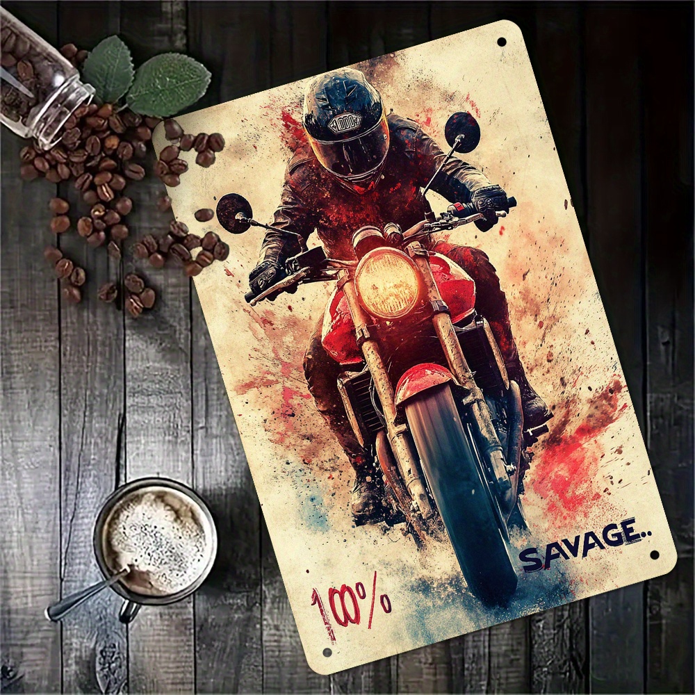 Home Bar And Coffee - ป้ายโลหะตกแต่งผนังสไตล์วินเทจ - ของตกแต่งย้อนยุคที่มีอารมณ์ขันสำหรับบ้าน, บาร์, สวน, ร้านกาแฟ
