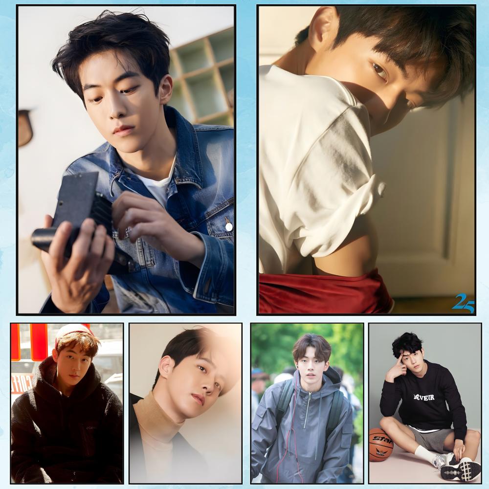 Home Bar And Theater - โปสเตอร์ชายหนุ่มสุดฮอต N_nam J_joo Hyuk ภาพพิมพ์ความละเอียดสูง สำหรับตกแต่งบ้าน