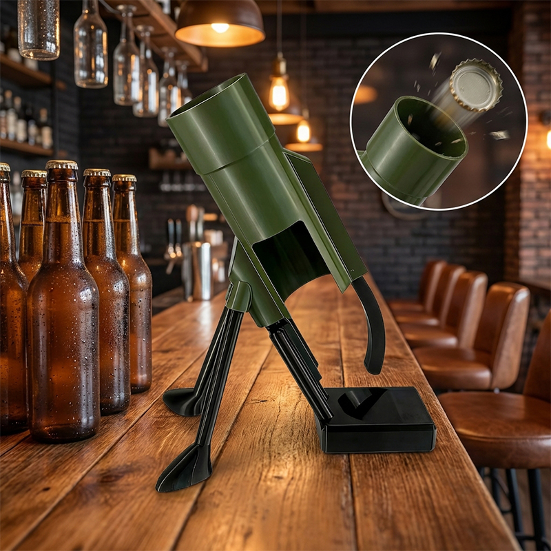 Home Bar Set - ที่เปิดขวดเบียร์แบบกด ของขวัญสำหรับเบียร์ขนาด 330 มล. สำหรับผู้ชาย พ่อ