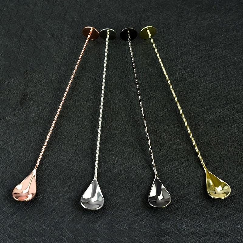 1 ชิ้นค็อกเทลบาร์ช้อนสแตนเลสเก - Bar Spoon Twisted บทวิจารณ์และราคา