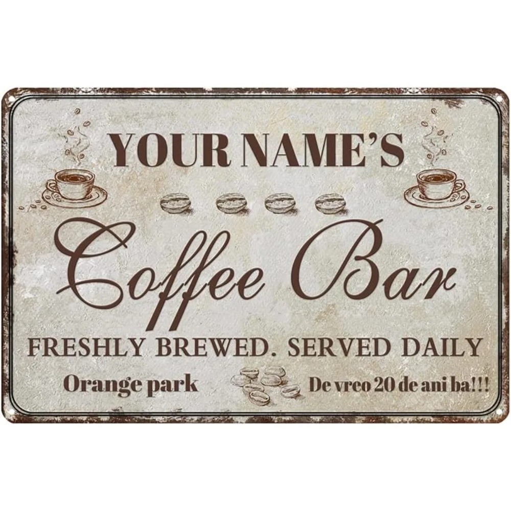 ป้ายโลหะสไตล์เรโทรสำหรับร้านกา - Home Bar Signs บทวิจารณ์และราคา