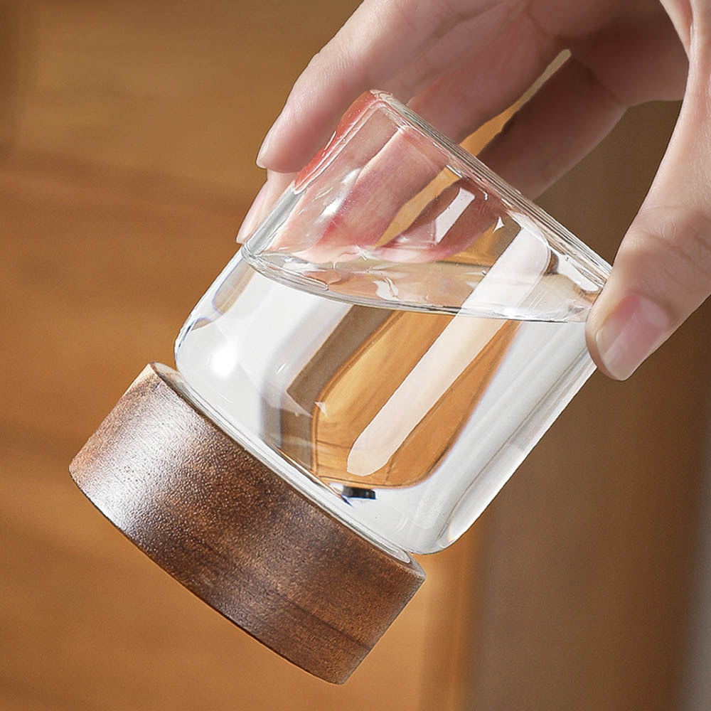 แก้ว Borosilicate สูงพร้อมฝาปิ - Highball Glass Set บทวิจารณ์และราคา