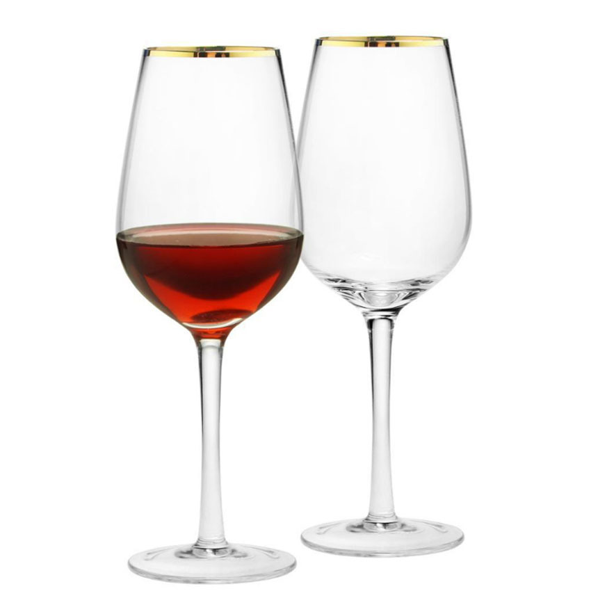 แก้วไฮบอลขอบทอง แก้วไวน์แดง แก - Highball Glass Set บทวิจารณ์และราคา