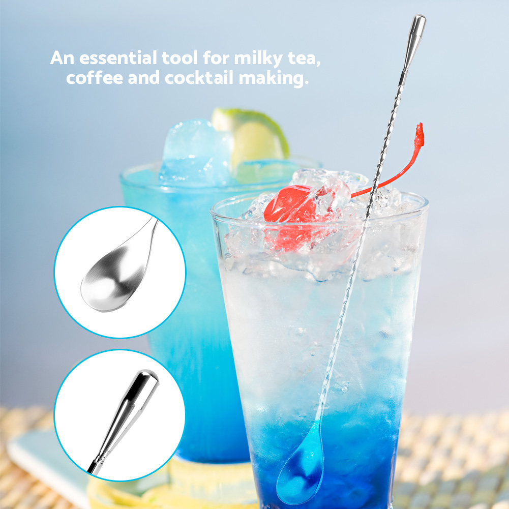 ช้อนสแตนเลสสำหรับผสมเครื่องดื่ - Bar Spoon Twisted บทวิจารณ์และราคา