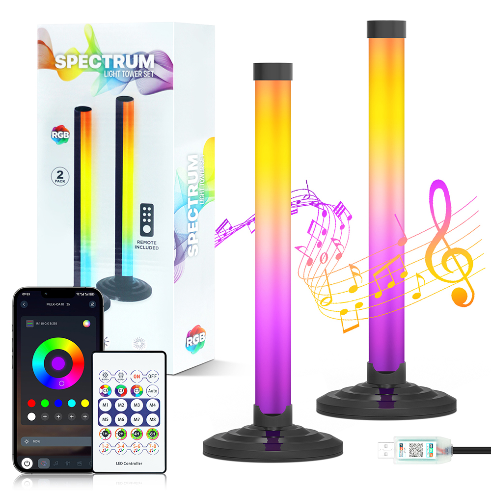 โคมไฟตั้งพื้นมุมห้อง LED อัจฉร - Home Bar And Theater บทวิจารณ์และราคา