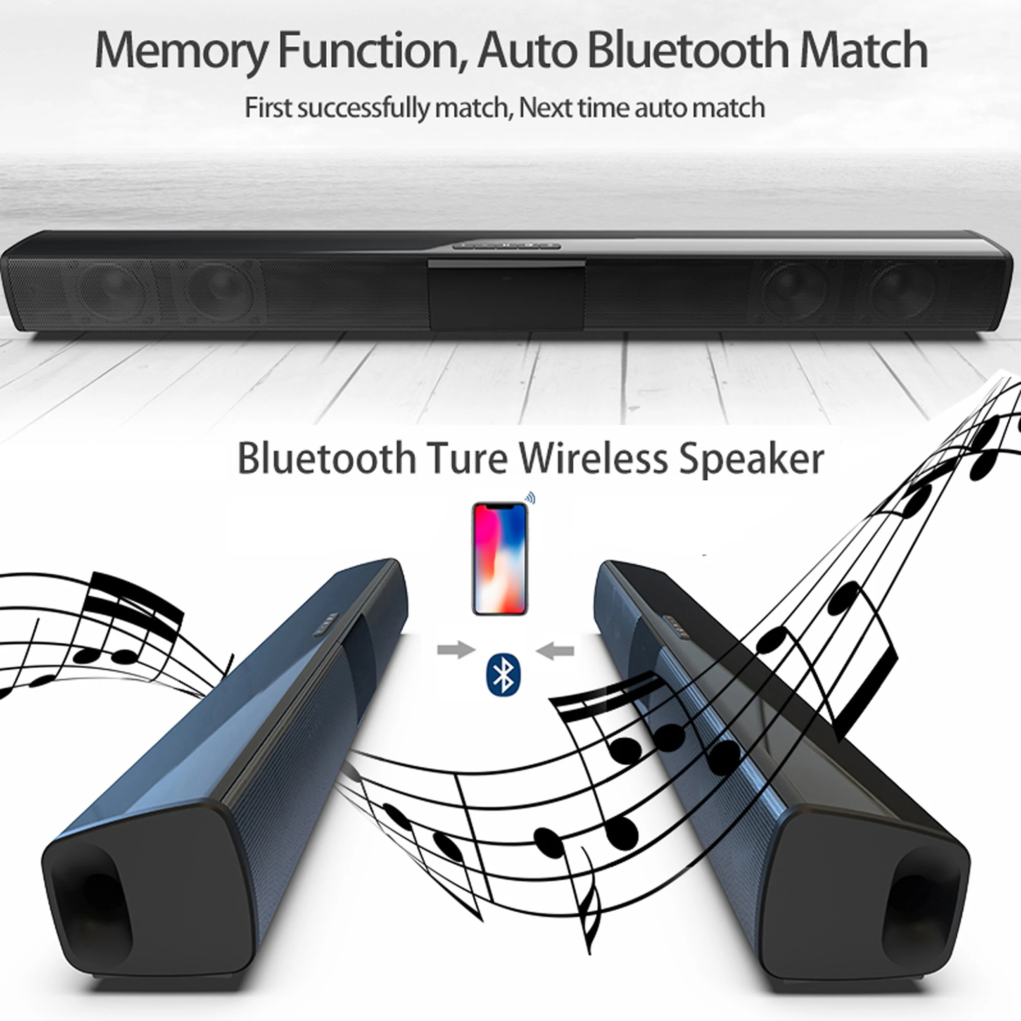 แถบเสียงพลังสูง40W สำหรับทีวีค - Home Bar And Theater บทวิจารณ์และราคา