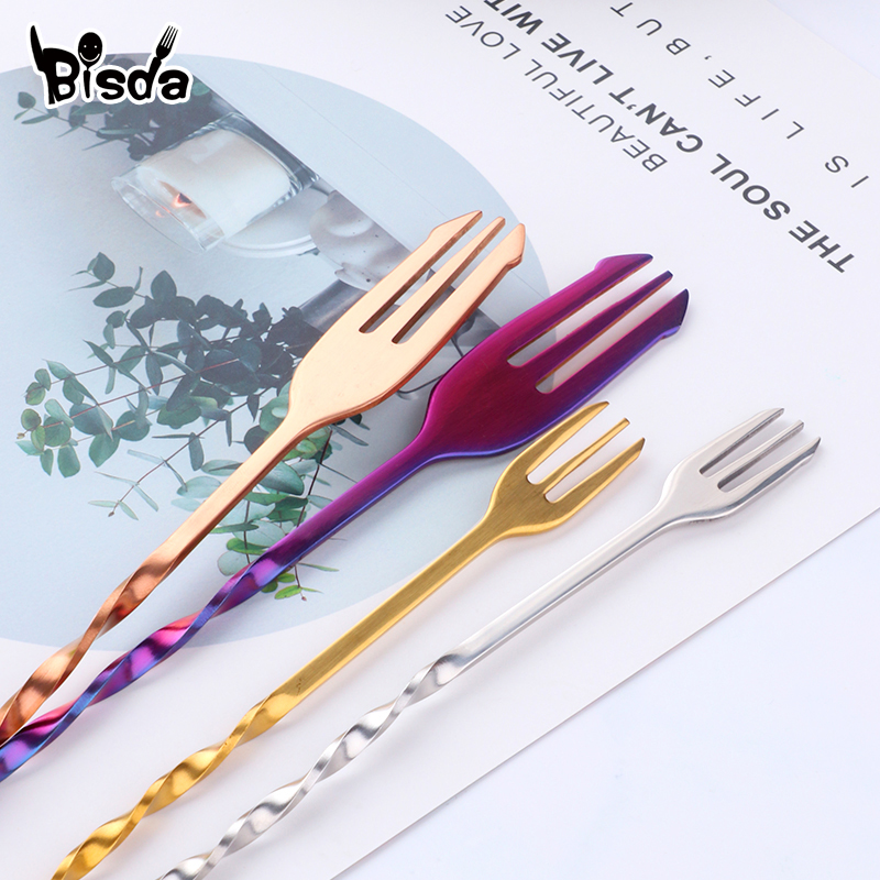ช้อนบาร์ค็อกเทลพร้อมส้อม, สแตน - Bar Spoon Twisted บทวิจารณ์และราคา