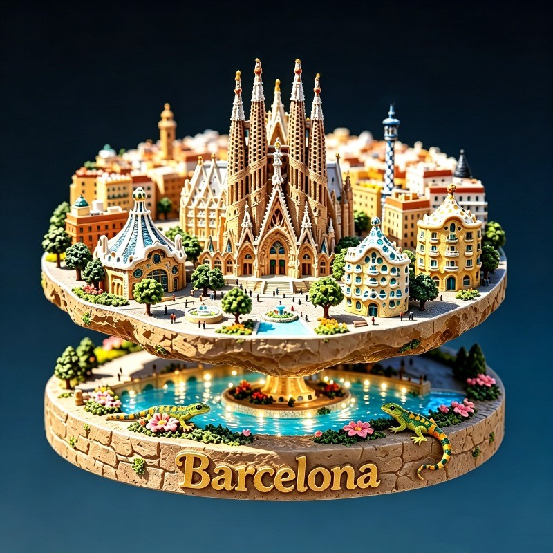 แม่เหล็กติดตู้เย็นโลหะสเปน ของ - Home Barcelona บทวิจารณ์และราคา